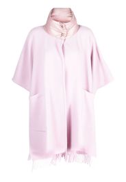 Herno panelled wool cape - Violett