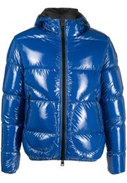 Herno padded hooded down jacket - Blau