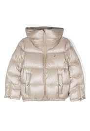 Herno Kids feather down puff jacket - Nude