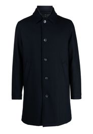 Herno single-breasted layered coat - Blau