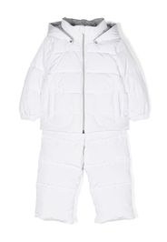 Herno Kids Schneeanzug-Set mit Kapuze - Weiß