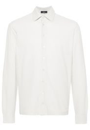 Herno spread-collar cotton shirt - Nude