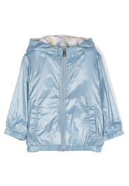 Herno Kids hooded rain jacket - Blau