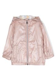Herno Kids hooded rain jacket - Rosa