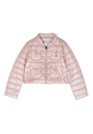 Herno Kids Daunenjacke mit vier Taschen - Rosa