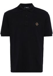 Herno Pikee-Poloshirt mit Logo-Stickerei - Blau