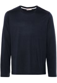 Herno Langarmshirt aus Wolle - Blau