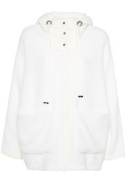 Herno logo-plaque jacket - Weiß