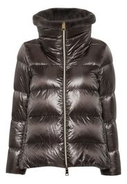 Herno faux-fur collar padded jacket - Grau