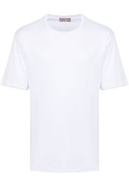 Herno T-Shirt mit Logo-Schild - Weiß