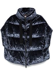 Herno velour gilet - Blau