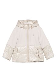 Herno Kids Gefütterte Jacke mit Kontrasteinsätzen - Nude
