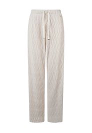 Herno wave-jacquard trousers - Nude