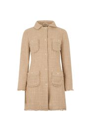 Herno fringed pocket coat - Nude