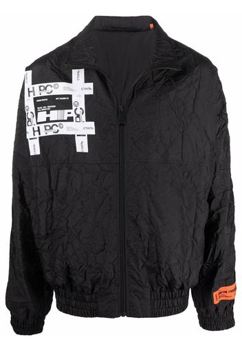 Heron Preston Windbreaker mit Logo-Print - Schwarz