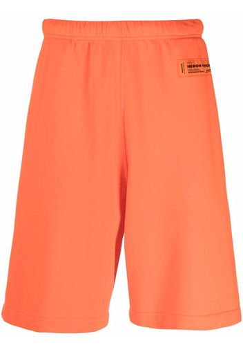 Heron Preston Shorts mit Logo-Print - Orange