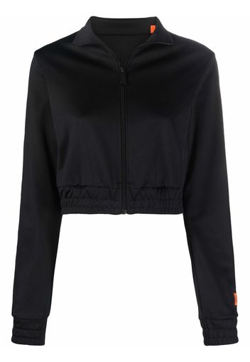 Heron Preston Klassiche Cropped-Sportjacke - Schwarz