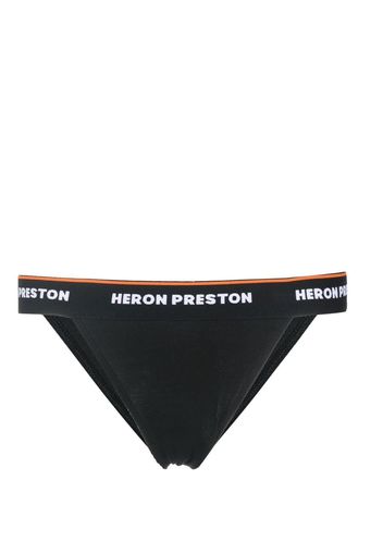 Heron Preston Slip mit Logo-Bund - Schwarz