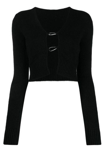 Heron Preston Offener Cardigan - Schwarz