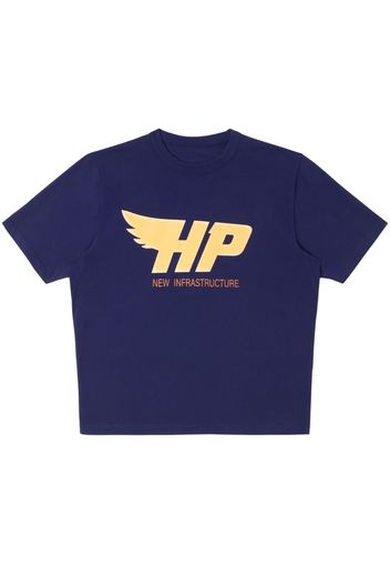 Heron Preston Fly T-Shirt mit Logo-Print - Blau