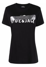 Hide&Jack T-Shirt mit Logo-Print - Schwarz