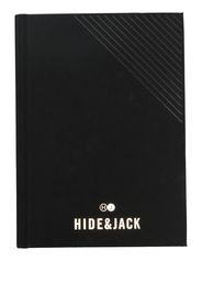 Hide&Jack Liniertes Notizbuch mit Logo-Print - Schwarz