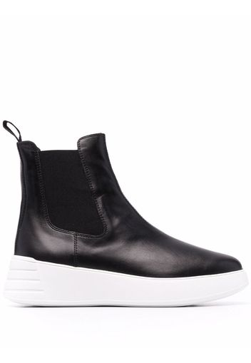 Hogan Klassische Chelsea-Boots - Schwarz