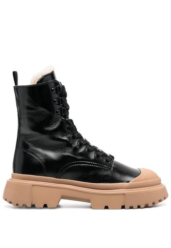 Hogan lace-up ankle boots - Schwarz