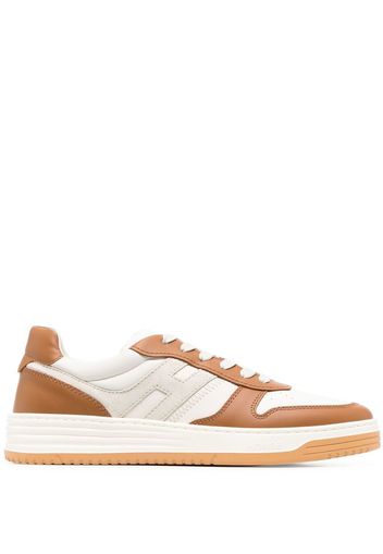 Hogan H630 two-tone sneakers - Braun