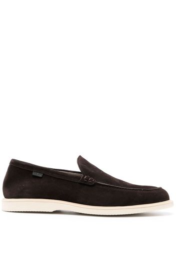 Hogan slip-on suede loafers - Braun