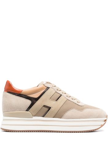 Hogan Midi H222 Sneakers - Nude