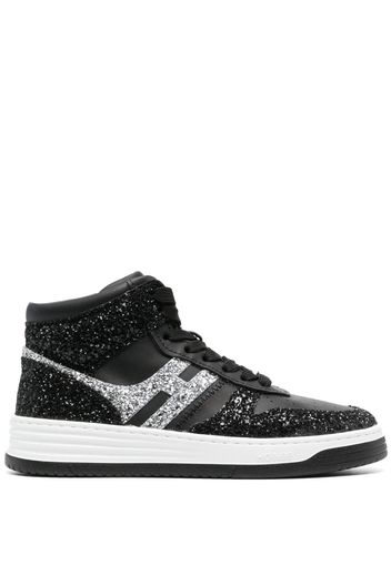 Hogan Basket High-Top-Sneakers - Schwarz