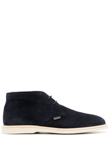 Hogan Desert suede lace-up boots - Blau