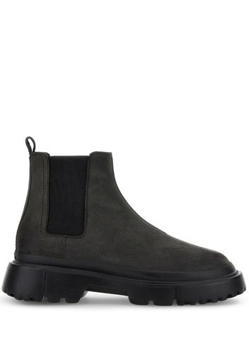 Hogan Chelsea-Boots aus Wildleder - Schwarz