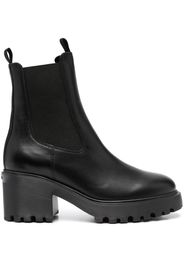 Hogan slip-on leather ankle boots - Schwarz