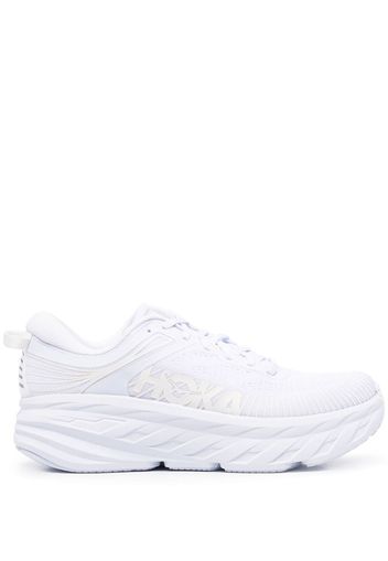 Hoka One One Sneakers mit dicker Sohle - Weiß