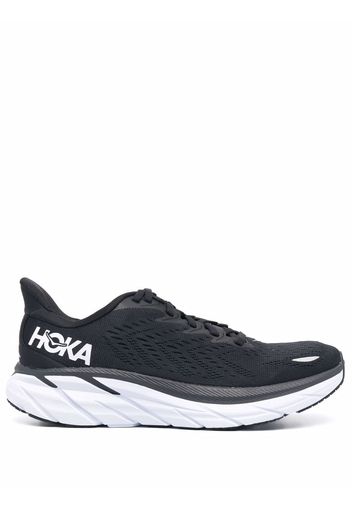 Hoka One One logo-print lace-up trainers - Schwarz