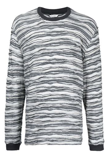 Holzweiler graphic-print long-sleeve T-shirt - Grau