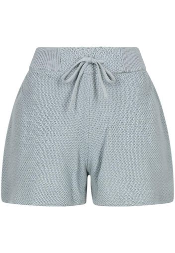 Honor The Gift logo-embroidered knit shorts - Blau