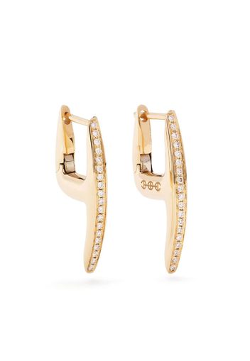 HOORSENBUHS 18kt yellow gold diamond drop earrings