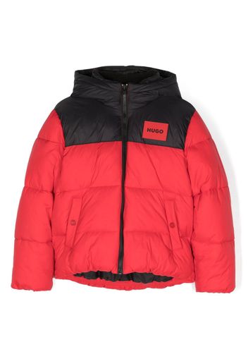 HUGO KIDS Gefütterte Jacke - Rot