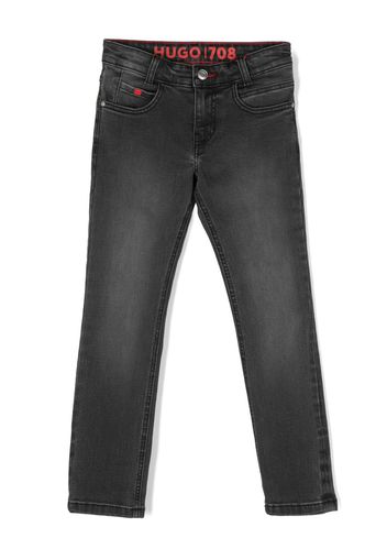 HUGO KIDS Klassische Straight-Leg-Jeans - Grau