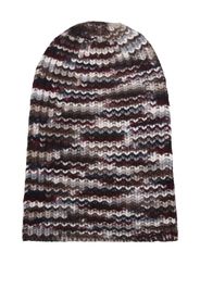 HURRAY striped beanie - Braun