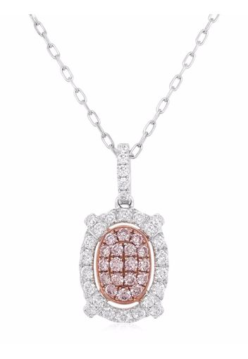 HYT Jewelry platinum Argyle Pink Diamond pendant necklace - Silber