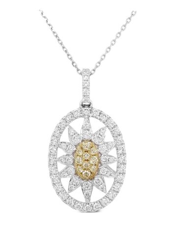 HYT Jewelry 18kt Goldhalskette mit Diamanten - Silber