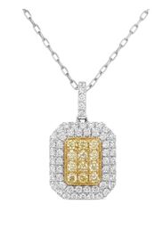 HYT Jewelry 18kt Goldhalskette mit Diamanten - Silber