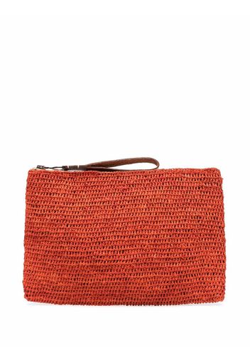 IBELIV Clutch mit Webmuster - Orange