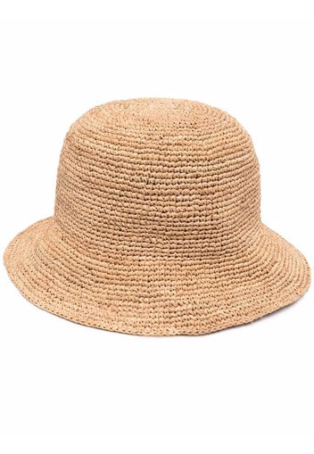 IBELIV andao raffia tea hat - Nude