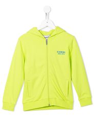 Iceberg Kids Hoodie mit Logo-Print - Grün