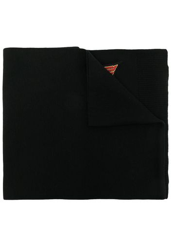 Iceberg embroidered-logo scarf - Schwarz